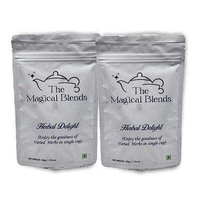 The Magical Blends For Natural Spices And Herbs Healthy Weight Care Tea - (Pack Of 2x 50G) (Herbal Delight)