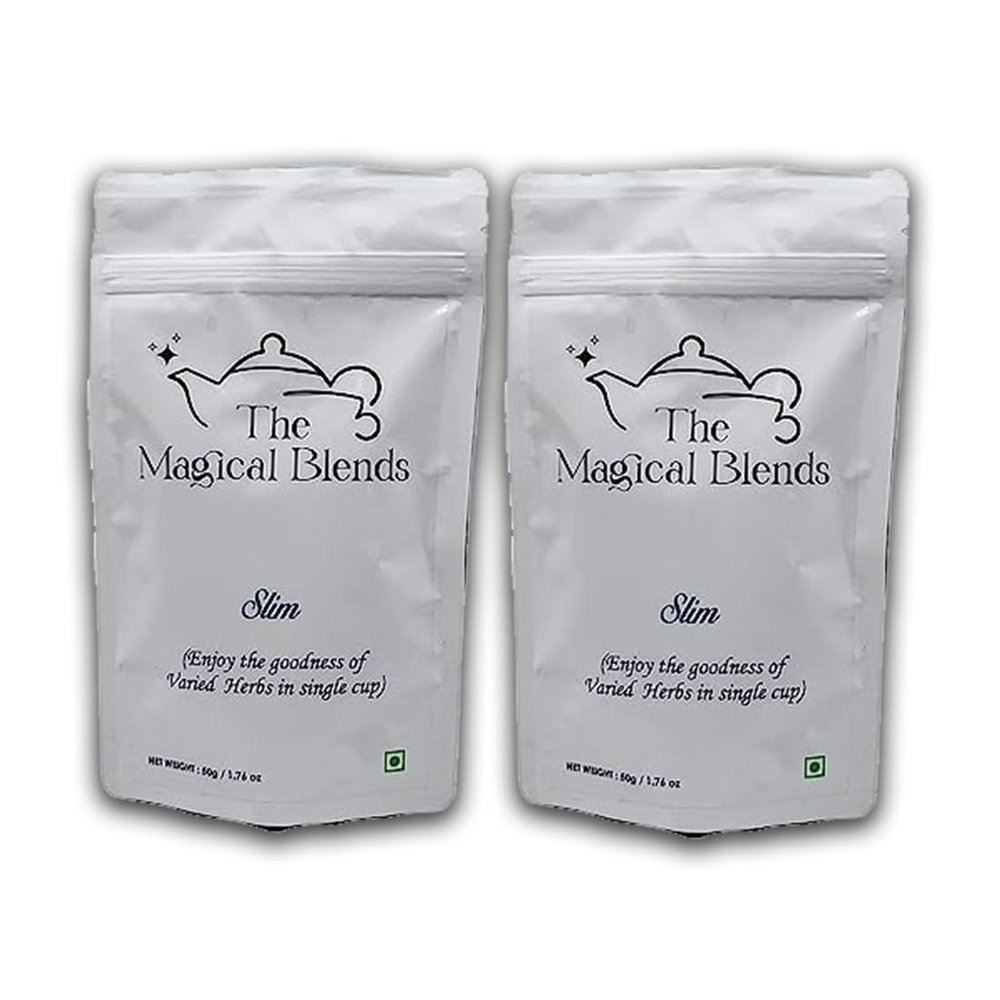 The Magical Blends For Natural Spices And Herbs Healthy Weight Care Tea - (Pack Of 2x 50G) (Tulsi Ginger)