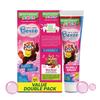 BENTODENT TOOTHPASTE 100% Natural Bubble Gum Twin Toothpaste, Fluoride Free, Sls Free, Complete Oral Care Protection For Kids, Fresh Breath, Best Toothpaste For Kids 2+ Years 100G Each view 1