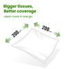DAFFODIL 2 Ply Facial Tissue Carton Box Car Tissue Pack of 5 (100 Pulls Per Box, 200 Sheets) view 2