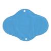 CareDone Reusable Cloth Period Pads for Heavy Flow Leakproof Overnight Protects,Large Sanitary Pads Set with Wings for Women,Washable Cloth Panty Liners Period Pads (Blue-4) view 4