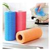 Durable Kitchen Need - Washable and Reusable Kitchen Printed Tissue/Towel Paper Roll - Washable and Reusable Cleaning Wipes Can Be Used Again and Again (Multicolor) (100 Paper Roll) (1) view 2