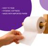 DAFFODIL 2 ply Toilet Tissue paper-10 rolls/packs (240 pulls per roll, 2400 pulls, 4800 sheets) UltraSoft Toilet Paper Roll, Strong and Long Lasting for Home or Office Use. view 4