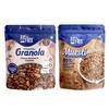 FIT & FLEX Baked Crunchy Choco Almond Cookie Granola (275 g) And Choco Almond Cookie Muesli (210 g) - As Seen on Shark Tank India - 485 g (Breakfast Combo Pack of 2) view 1
