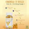 OMEGA-3 GOLD Omega 3 Fish Oil - Omega 3 Supplement | Triple Strength | Vitamin D - Fish Oil Softgels for Men and Women EPA DHA for Heart, Joints & Brain Health (Pack of 3) view 2