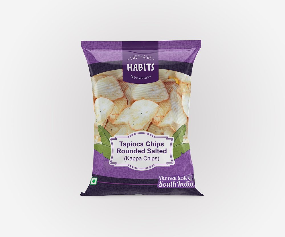 Southside Habits Salted Tapioca Chips (Round) 200 grams | Kappa Chips | Cassava Chips