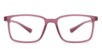 LENSKART BLU | Zero Power Blue Cut Computer Glasses | Anti Glare, Lightweight & Blocks Harmful Rays | UV Protection Specs | Purple | Men & Women | Large | LB E13737