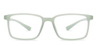 LENSKART BLU | Zero Power Blue Cut Computer Glasses | Anti Glare, Lightweight & Blocks Harmful Rays | UV Protection Specs | Green | Men & Women | Large | LB E13737