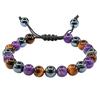 Quit Smoking Bracelet for Women Men - Crystal Bracelet with Amethyst, Tiger Eye and Hematite Stones - Spiritual Gift view 3