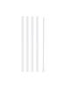 Brightly Labs Reusable Glass Drinking Straws, Clear Glass Straws for Drinking for Milkshakes, Frozen Drihies, Tea, Jui view 1