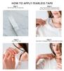 SKYPARKLE 36 Strips Double Sided Body Tape for Fashion, Tape for Clothes, Fabric Tape for Women Clothing and Body, All Day Strength Tape Adhesive, Invisible and Clear Tape for Sensitive Skins (36) view 2