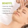 Ghelonadi Hair Removal Ready to Use Cold Waxing Strip Eyebrows Face Upper Lip Chin Facial Wax Strips for Girl's and Woman's (Any Flavor) 20 PC view 2