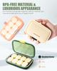 Cazuela Daily Pill Organizer, 8 Compartments Portable Pill Case, Moisture-Proof Pill Case, Pill Dispensers, Travel Pill Container, to Hold Vitamins Pills Cod Liver Oil Regular Tablets (Multi Color) view 2