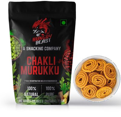 Indian Traditional Snack Chakli- Boosts Immunity | Muruku Chakli | Chakkuli | Dantkali | Chakri | Chakali | Chakralu | Jantikalu- 1 Kg