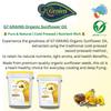 G7 GRAINS Organic sunflower oil (5 liter) cold pressed/wood pressed oil | surajmukhi/sunflower kachi ghani oil by G7 GRAINS view 2
