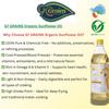 G7 GRAINS Organic sunflower oil (5 liter) cold pressed/wood pressed oil | surajmukhi/sunflower kachi ghani oil by G7 GRAINS view 3