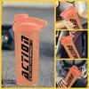 COOL INDIANS Plastic BPA-free Material Leakproof Gym Shaker Bottle with Extra Compartment Ideal for Protein, Preworkout and BCAAs (700 Milliliters) (Orange) view 2