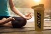 COOL INDIANS BPA-free Material Leakproof Gym Shaker Bottle With Wrist band | Gym Band | deal for Protein, Preworkout and BCAAs (700 Milliliters) (Brown) view 2