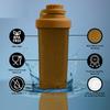COOL INDIANS BPA-free Material Leakproof Gym Shaker Bottle With Wrist band | Gym Band | deal for Protein, Preworkout and BCAAs (700 Milliliters) (Brown) view 4