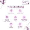 AARYA Reusable Menstrual Periods Cup for Women with Cup Wash| Free Silicone Nipple Cover - Medical Grade Silicone | Comfortable Odour & Rash-Free | Leak Free upto 8 Hrs | FDA Compliance (Large+100ml) view 3
