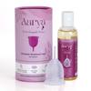 AARYA Reusable Menstrual Periods Cup for Women with Cup Wash| With Silicone Nipple Cover - Medical Grade Silicone | Comfortable Odour & Rash-Free | Leak Free upto 8 Hrs | FDA Compliance (Medium+100ml) view 2