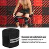 Knee Straps, Sports Knee Wraps Flexible Elastic Compression Bonding for Squats for Gym Workout for Weightlifting (Black Gray) view 3