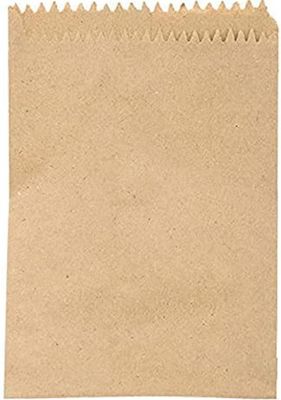 Brown Paper Bags for Foods Grocery Packing Covers - Pack of 100 (25 x 30) 1 kg size