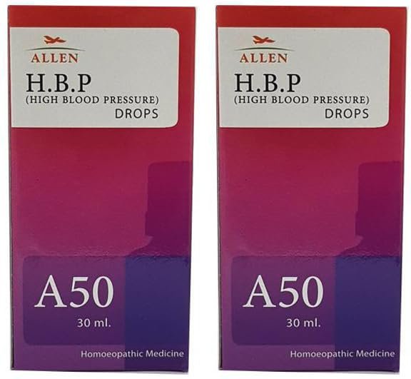 Allen A50 H.B.P (High Blood Pressure) Drop - 30 ml (Pack of 2)