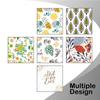 Magic Providers Soft Tissue Paper Napkins 3 Ply (33 X 33 cm) Pack of 1 Printed Tissues (50 Serviettes) | 3PLY Table Napkins | Anniversary/Birthday Party | Event Essential Different Design & Pattern view 2
