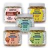 Heeva Roasted Makhana | Phool Makhana | Try All Flavors (Pack 100g X 5) | Healthy Tasty Snacks | Roasted - Not Fried | 100% Veg | Gluten Free | No Cholesterol | No Trans-Fat view 1