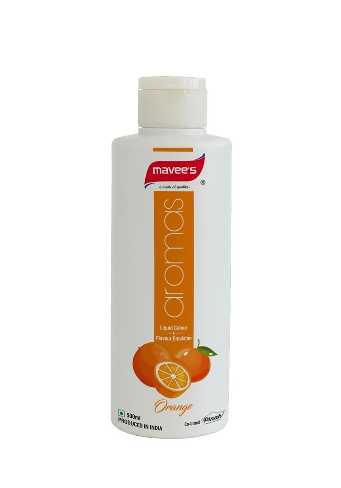 Aromas Orange - Premium Liquid Color and Flavour Emulsion, 500ml