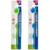 E - Buddies Tongue Brush, Tongue Scraper, Tongue Cleaner Helps Fight Bad Breath, Professional Tongue Brush for Freshing Breath, 2 Tongue Scrapers - 2 Pack Colors May Vary view 1