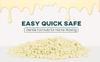 DGH 200 Grm White Chocolate Hard Wax Bean Strapless Pain Relief Bean Wax for Ultra Smooth Hair Removal for Womens, Girls & College Guys view 2