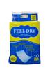 Feel Dry Disposable Underpads 10 pcs high Absorbency 60x90cm Waterproof Pads for Bed Incontinence for Patients Pets (1 Pkt) view 1