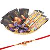 SFU E Com Barone Chocolate Gift | Rakhi Chocolate for Brother | Premium Elephant Pearl Rakhi With Chocolates | Roli, Chawal, Chandan, Misri | 1108 view 1