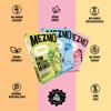 MEZMO soft jelly healthy n yummy candy with natural fruit sugar 108gms 36 jellies (Pack of 3) - Very Strawberry,Perky Peppermint & Raw Mango view 4
