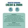 Heeva Roasted Makhana | Cream & Onion Flavour 100g (Pack of 2) | Fox Nut | Gluten Free | Roasted - Not Fried | No Cholesterol | Healthy Super Food | Calcium Rich | Phool Makhana view 4