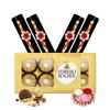 Saugat Traders Stone Rakhi Set of 4 for Brother with Chocolate | Mauli Rakhi with Roli Chawal for Beloved Bhaiya | Rakhi Combo Pack of 4 view 1