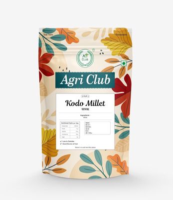 Agri Club Kodo Millet 1kg 100% Natural Unpolished Whole Grain | Gluten Free Superfood for Weight Loss & Diabetic Friendly Diet