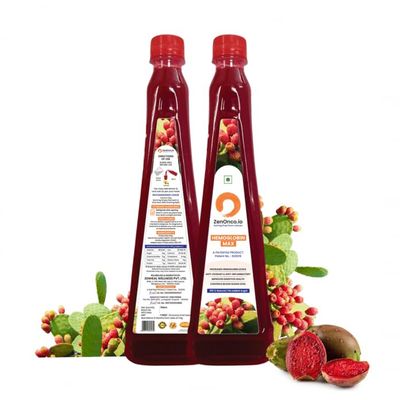 MediZen Prickly Pear Hemoglobin Max | Immunity & Hemoglobin Boost | Juice Supplement for Cancer Care | No Added Sugar and Keto-friendly