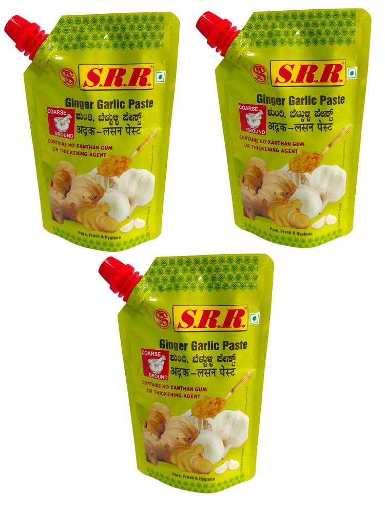 SRR Ginger Garlic Paste 200 Grams 2+1 Free