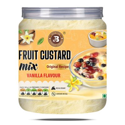 Brew Lab Tasty & Creamy Fruit Custard Mix Vanilla Flavor | Perfect Dessert Mix | 250 g