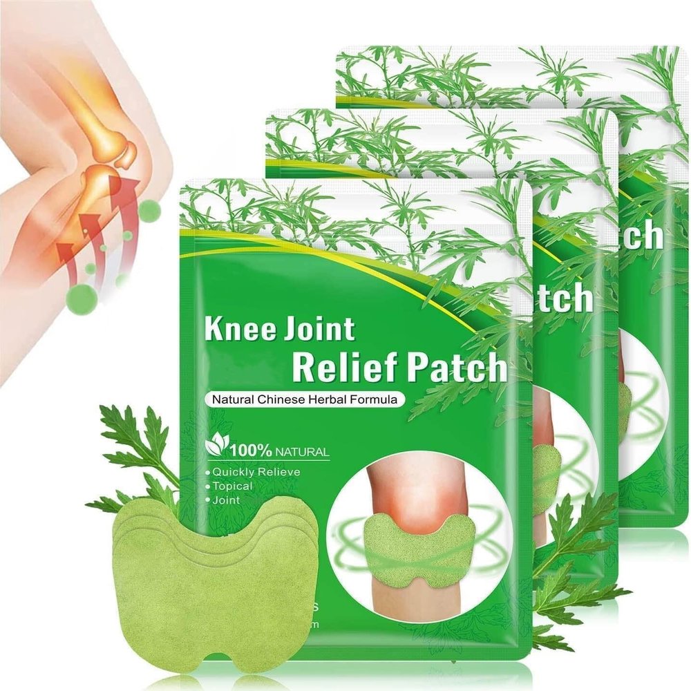 Flexiknee Natural Knee Patch, Knee Joint Patches, Wellknee Knee Patch, Wormwood Extract Patch, 36 Pieces