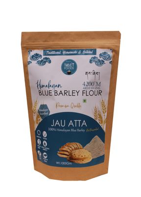 Tibetfoods, Himalayan Blue Barley Atta, Jau ka Atta, 1 kg