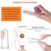 Baby Finger Manual Toothbrush With Silicone Banana Shaped Toothbrushes For Training Teething-Infant & Toddler & Kids Tooth Brush Oral Cleaning To Train Your Child Healthy Oral Habits.,Multicolour view 3