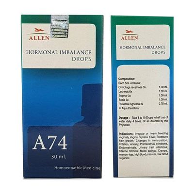 Allen A74 Hormonal Imbalance Drop -30 ml (Pack of 3)