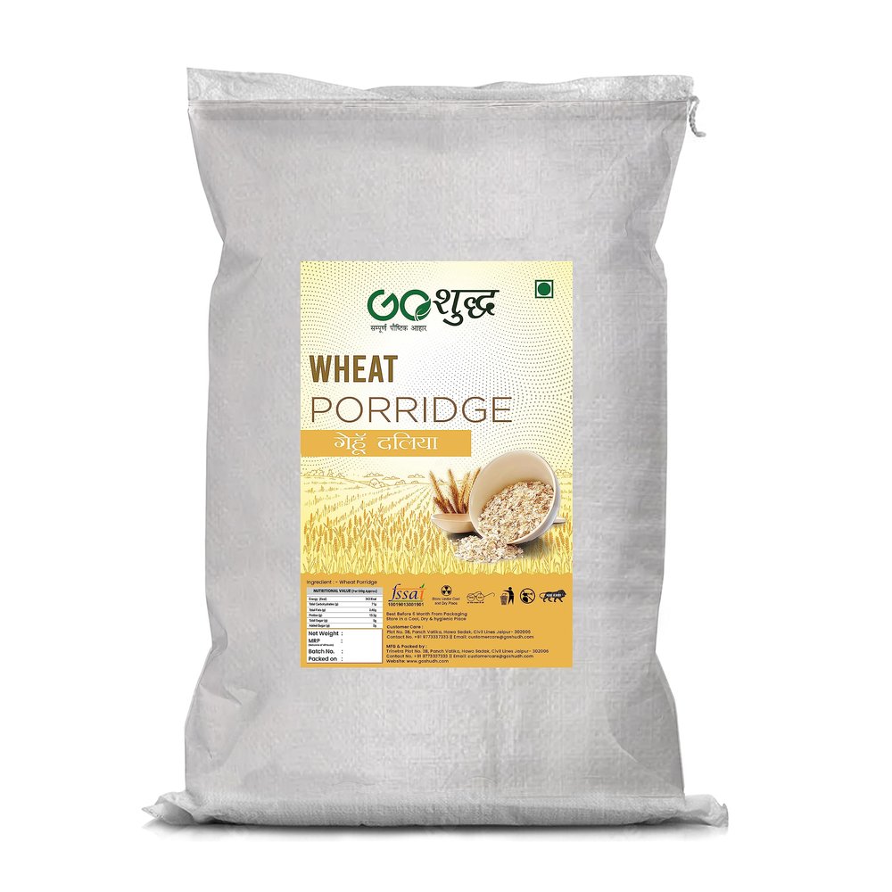 Goshudh Gehun Daliya (Wheat Porridge) (Gehun Daliya (Wheat Porridge), 20Kg)
