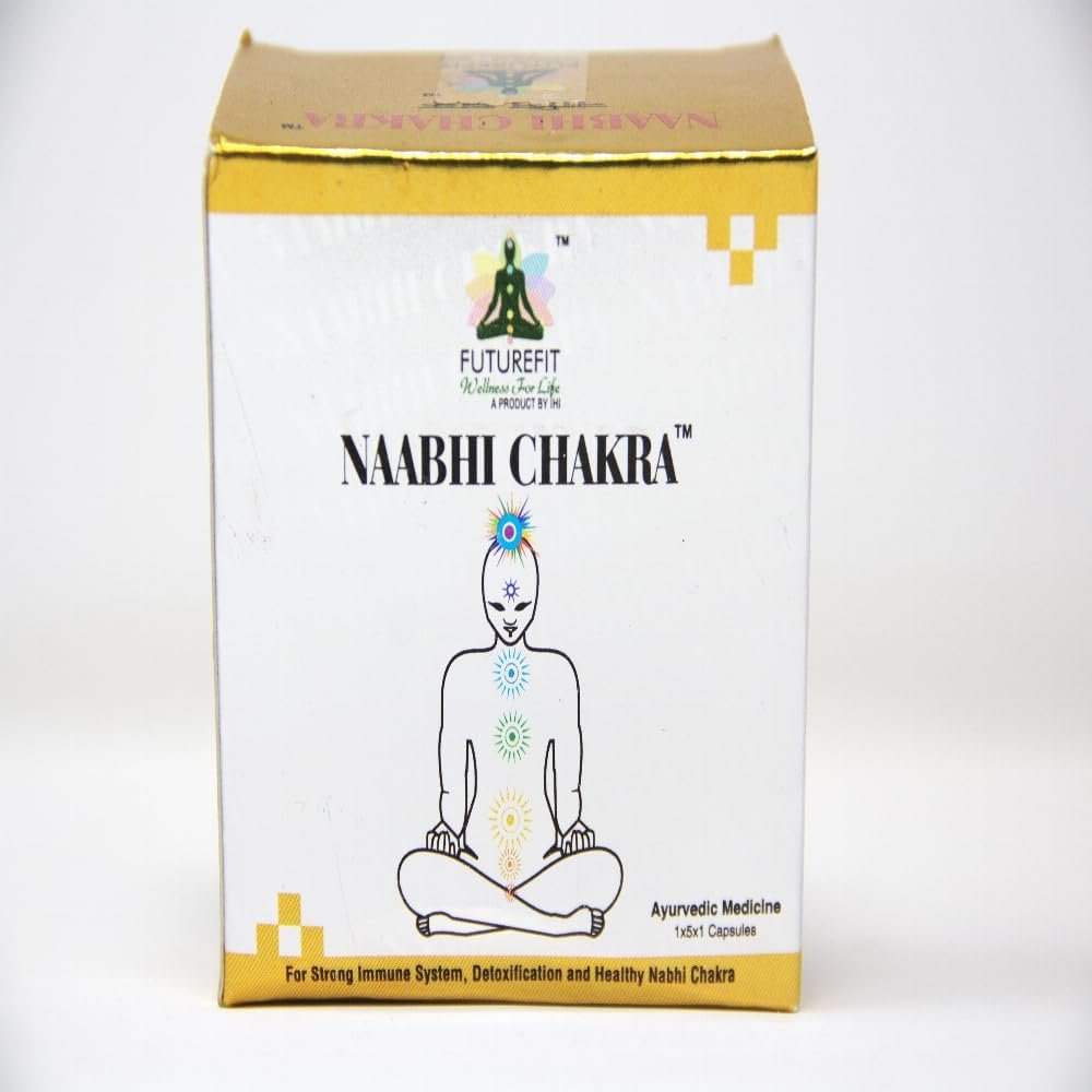 Futurefit Wellness - Naabhi Chakra For Alignment of Nabhi | Helps in digestion of food, Immunity Booster, Detoxification, Stomach Cleanser, 100% Ayurvedic | One Month Pack