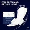 Azah Sanitary Pads for Women XXXL [Pack of 10] | Extra Large Night Pads | Cottony Soft Sanitary Napkins for Women | XXXL Pads for Womens Heavy Flow | Leak Proof for Overnight Protection view 4