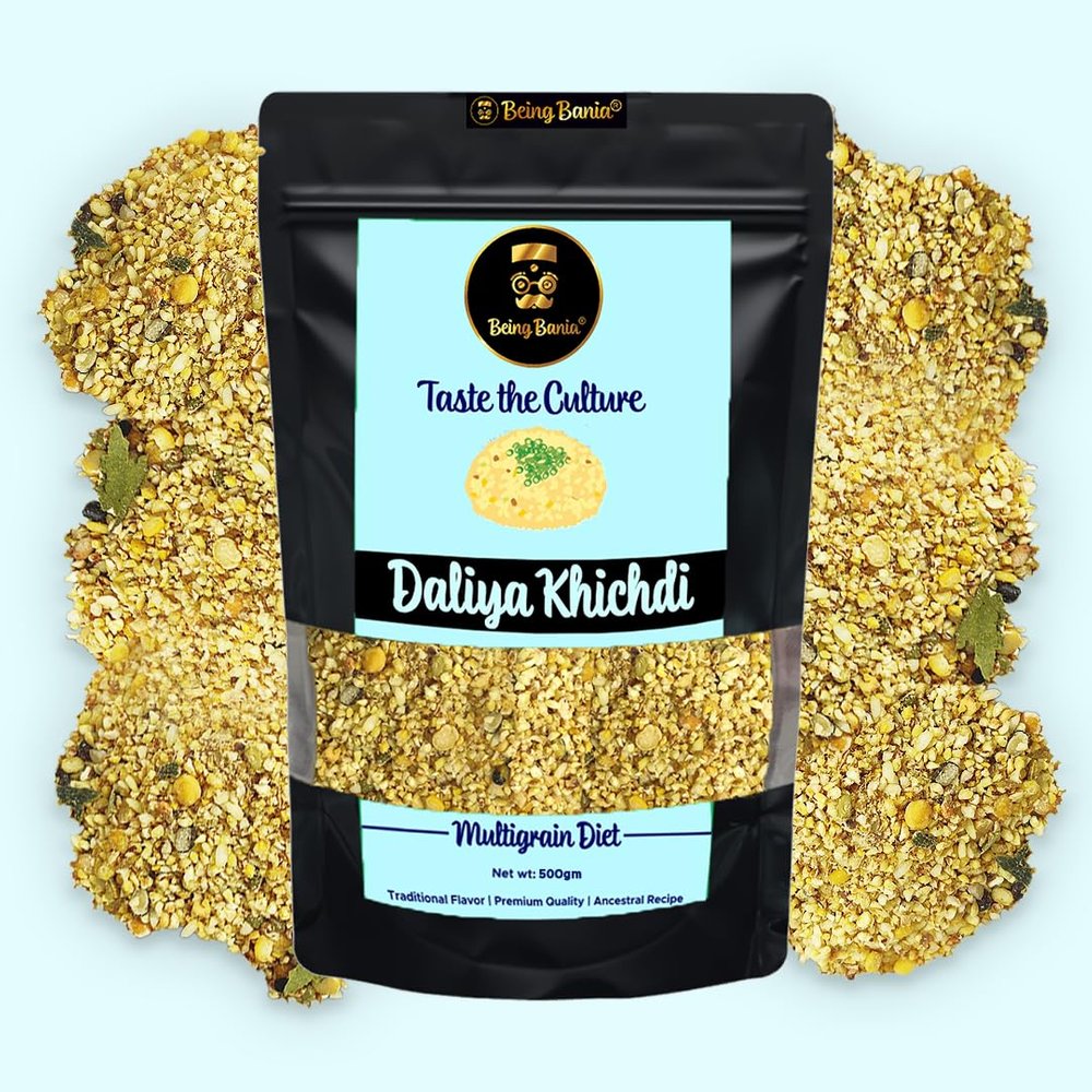Premium Multigrain Daliya Khichdi, 500g | 100% Natural | High Fiber with 8+ grains | Super food | Healthy Daliya Khichdi with Sorghum and 8 other grains
